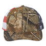 Kati Mens Printed Mesh Snapback Trucker Hat - All Purpose/USA Flag - NEW