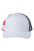 Kati S700M Mens Printed Mesh Trucker Hat White/USA Flag Flat Front