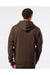 Independent Trading Co. SS4500 Mens Hooded Sweatshirt Hoodie Brown Model Back