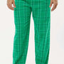 Boxercraft Mens Harley Flannel Pants w/ Pockets - Kelly Green Field Day Plaid