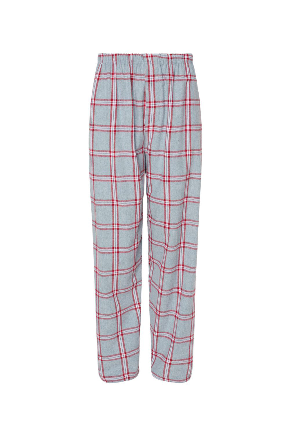 Boxercraft BM6624 Mens Harley Flannel Pants Oxford Red Tomboy Plaid Flat Front
