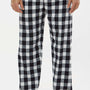 Boxercraft Mens Harley Flannel Pants w/ Pockets - Black/White Buffalo Plaid