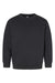 LAT 2225 Youth Elevated Fleece Crewneck Sweatshirt Black Flat Front