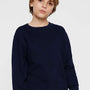 LAT Youth Elevated Fleece Crewneck Sweatshirt - Navy Blue