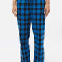 Boxercraft Womens Haley Flannel Pants w/ Pockets - Royal Blue/Black Buffalo - Closeout