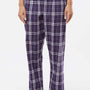 Boxercraft Womens Haley Flannel Pants w/ Pockets - Purple/White