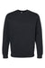 LAT 6925 Mens Elevated Fleece Crewneck Sweatshirt Black Flat Front
