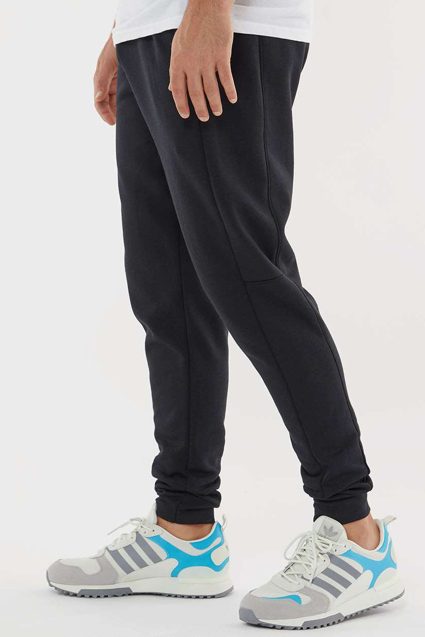Augusta Sportswear 6868 Mens Eco Revive 3 Season Fleece Jogger Sweatpants w/ Pockets Black Model Side