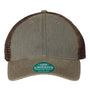 Legacy Mens Old Favorite Snapback Trucker Hat - Grey/Brown - NEW
