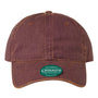Legacy Mens Old Favorite Solid Twill Snapback Hat - Burgundy - NEW