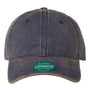 Legacy Hats Mens Old Favorite Solid Twill Snapback Hat - Navy Blue - Closeout