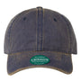 Legacy Mens Old Favorite Solid Twill Snapback Hat - Navy Blue - NEW