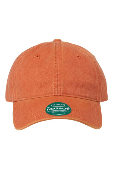 Legacy OFAST Mens Old Favorite Solid Twill Hat Orange Flat Front
