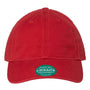 Legacy Hats Mens Relaxed Twill Adjustable Dad Hat - Scarlet Red
