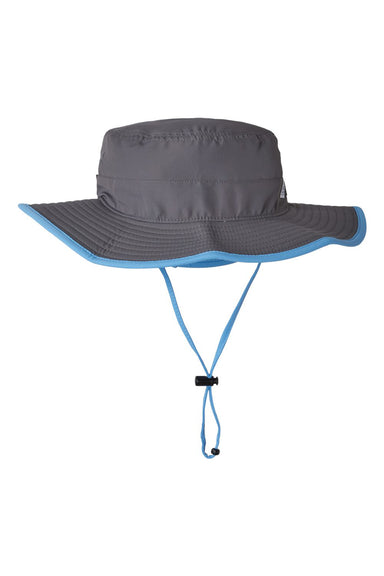 The Game GB400 Mens Ultralight Boonie Hat Dark Grey/Columbia Blue Flat Front