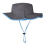 The Game Mens Ultralight UPF 30+ Boonie Hat - Dark Grey/Columbia Blue - NEW