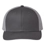 The Game Hats Mens Everyday Snapback Trucker Hat - Charcoal Grey/Grey