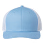 The Game Hats Mens Everyday Snapback Trucker Hat - Columbia Blue/White