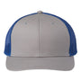 The Game Hats Mens Everyday Snapback Trucker Hat - Grey/Royal Blue