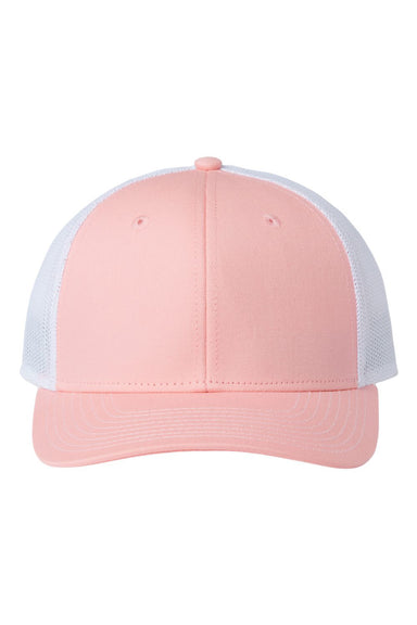The Game GB452E Mens Everyday Trucker Hat Pink/White Flat Front