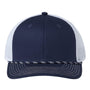 The Game Mens Everyday Rope Snapback Trucker Hat - Navy Blue/White - NEW