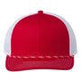 The Game Mens Everyday Rope Snapback Trucker Hat - Red/White - NEW