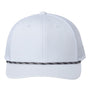 The Game Mens Everyday Rope Snapback Trucker Hat - White - NEW
