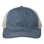 The Game Hats Mens Soft Snapback Trucker Hat - Marine Blue/Khaki - Closeout