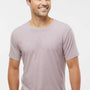Alternative Mens Botanical Dye Short Sleeve Crewneck T-Shirt - Heather Comfrey Mauve - NEW