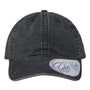 Infinity Her Womens Pigment Dyed Moisture Wicking Adjustable Hat - Black/Leopard - NEW