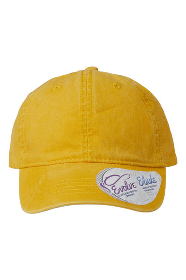 Infinity Her CASSIE Womens Pigment Dyed Hat Sunset Yellow/Polka Dots Flat Front