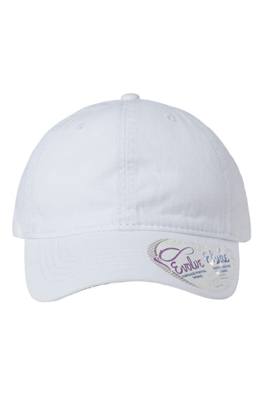 Infinity Her CASSIE Womens Pigment Dyed Hat White/Floral Flat Front