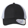 Infinity Her Hats Womens Modern Moisture Wicking Snapback Trucker Hat - Black/White