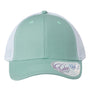 Infinity Her Hats Womens Modern Moisture Wicking Snapback Trucker Hat - Seafoam Green/White
