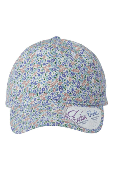 Infinity Her HATTIE Womens Garment Washed Fashion Print Hat Light Pink/Floral Flat Front