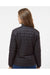 Burnside 5713 Womens Element Full Zip Puffer Jacket Black Model Back