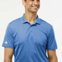 Adidas Mens UV Protection Short Sleeve Polo Shirt - Blue Fusion