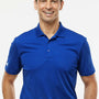 Adidas Mens UV Protection Short Sleeve Polo Shirt - Collegiate Royal Blue