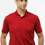 Adidas Mens UV Protection Short Sleeve Polo Shirt - Power Red