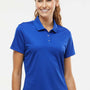 Adidas Womens UV Protection Short Sleeve Polo Shirt - Collegiate Royal Blue