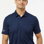 Adidas Mens Micro Pique Short Sleeve Polo Shirt - Collegiate Navy Blue