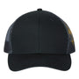 Kati Mens Printed Mesh Snapback Trucker Hat - Black/Black - NEW