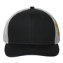 Kati Mens Printed Mesh Snapback Trucker Hat - Black/Vegas Gold - NEW