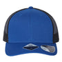 Atlantis Hats Mens Sustainable Snapback Trucker Hat - Royal Blue/Black