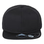 Atlantis Hats Mens Sustainable Flat Bill Snapback Hat - Black - Closeout