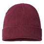Atlantis Hats Unisex Sustainable Cuffed Beanie - Burgundy