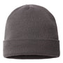 Cap America Hats Unisex USA Made Cuffed Knit Beanie - Iron Grey