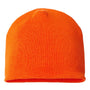 Cap America Hats Unisex USA Made Cuffed Knit Beanie - Deep Orange