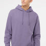 Independent Trading Company Mens Hooded Sweatshirt Hoodie w/ Pouch Pocket - Plum Purple
