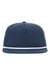 Richardson 256 Mens Umpqua Snapback Hat Navy Blue/White Flat Front